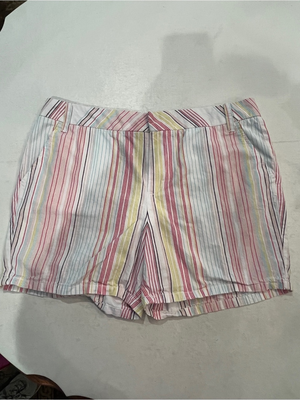 Marc New York Multicolor Striped chino Summer Shorts. GUC!
